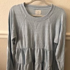 Light Blue Long Sleeve Top